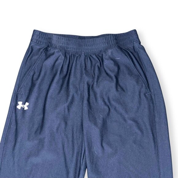 Under Armour Vintage Soccer Running Basketball Pants Navy White Small - Picture 7 of 7